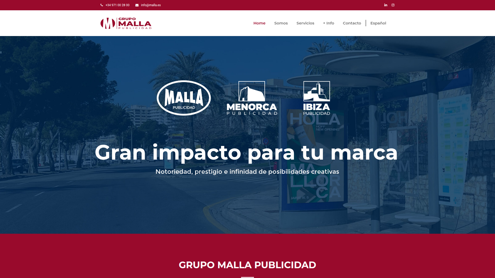 Proyecto Malla - Diseño y desarrollo web