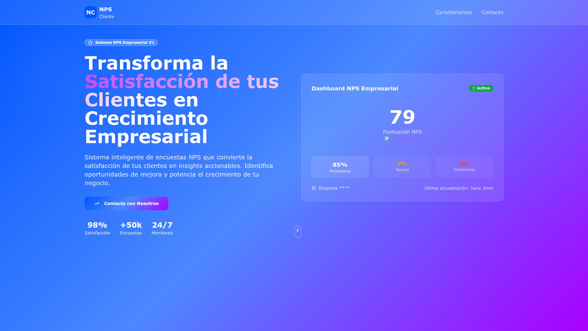 NPS Cliente